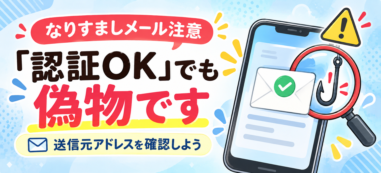 「アカウントのご確認」メールは偽物かも？認証PASSでも安心できない理由